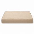 Lit en mousse de soutien beige pour chien 80x60 cm