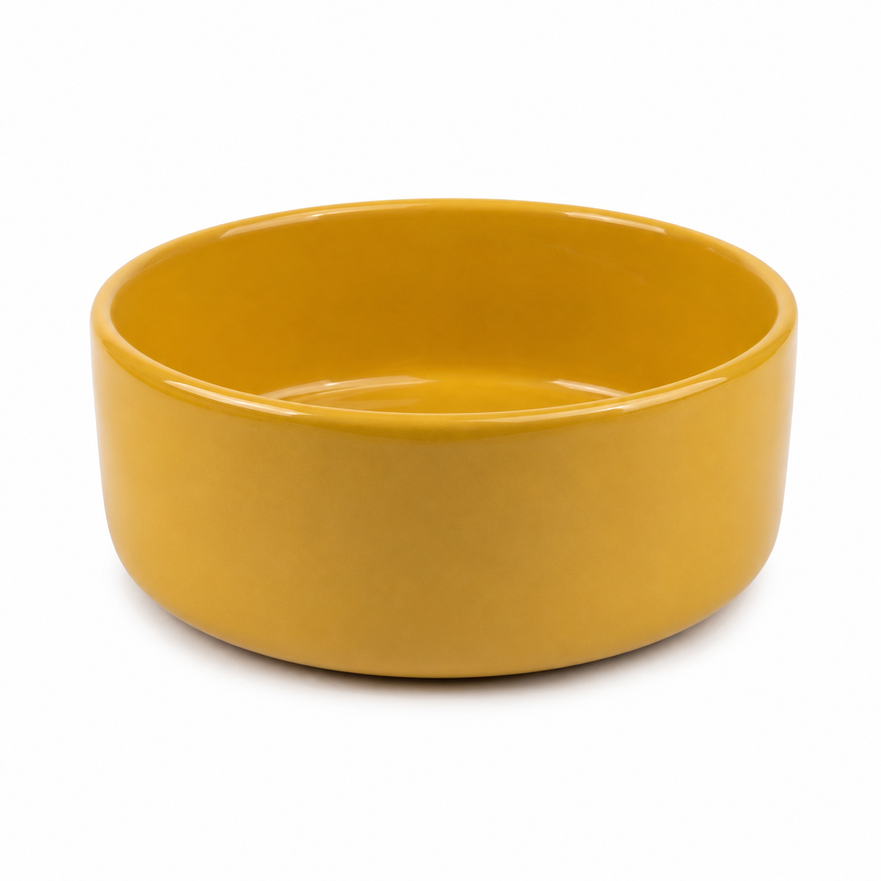 Gamelle en céramique jaune moutarde 700 ml 17 cm