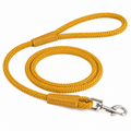 Laisse corde jaune moutarde pour chien 1,8 m diamètre 10 mm