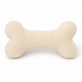 Os en peluche crème pour chien 28 cm