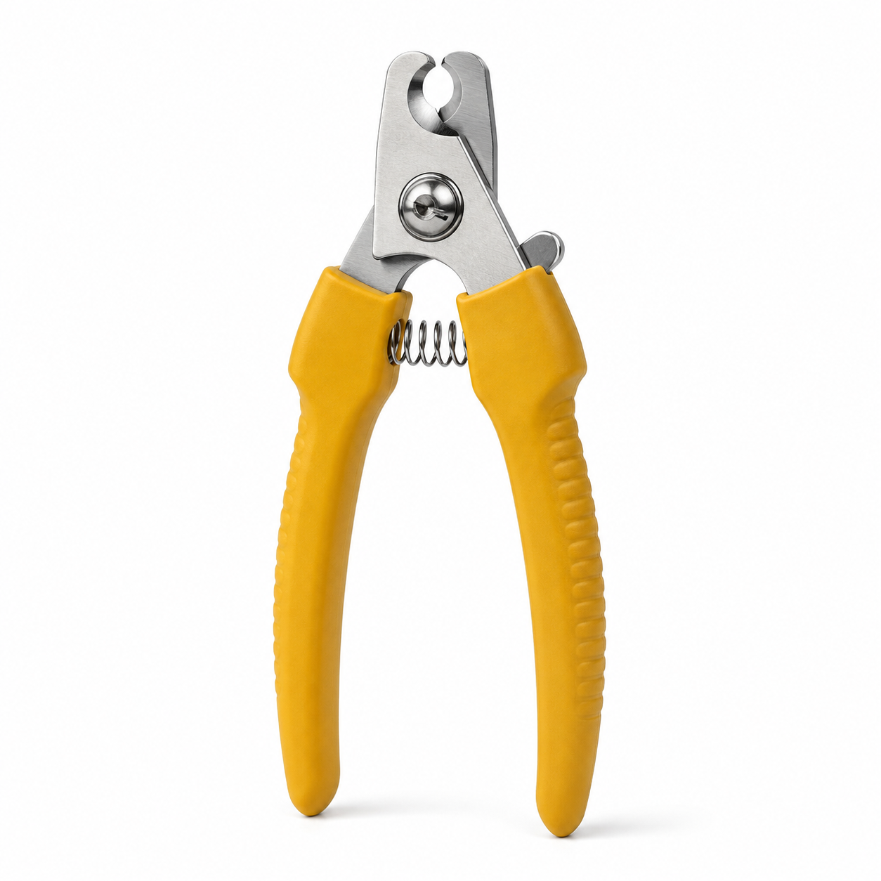 Coupe-griffes manuel jaune moutarde pour chien 16 cm