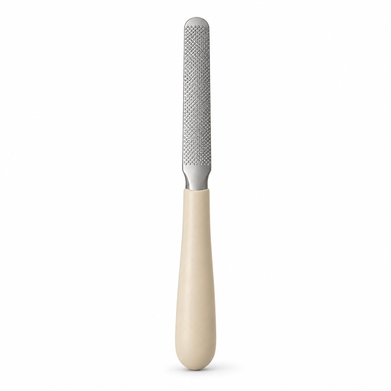 Lime à griffes manuelle beige en acier inoxydable 14 cm